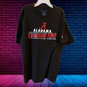 Womens Alabama Crimson Tide  Team  T-Shirt - Black (Size L)